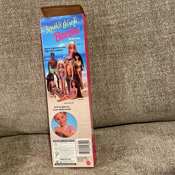 Sparkle Beach Barbie Ken Doll 1995 with bracelet - Picture 2 of 5
